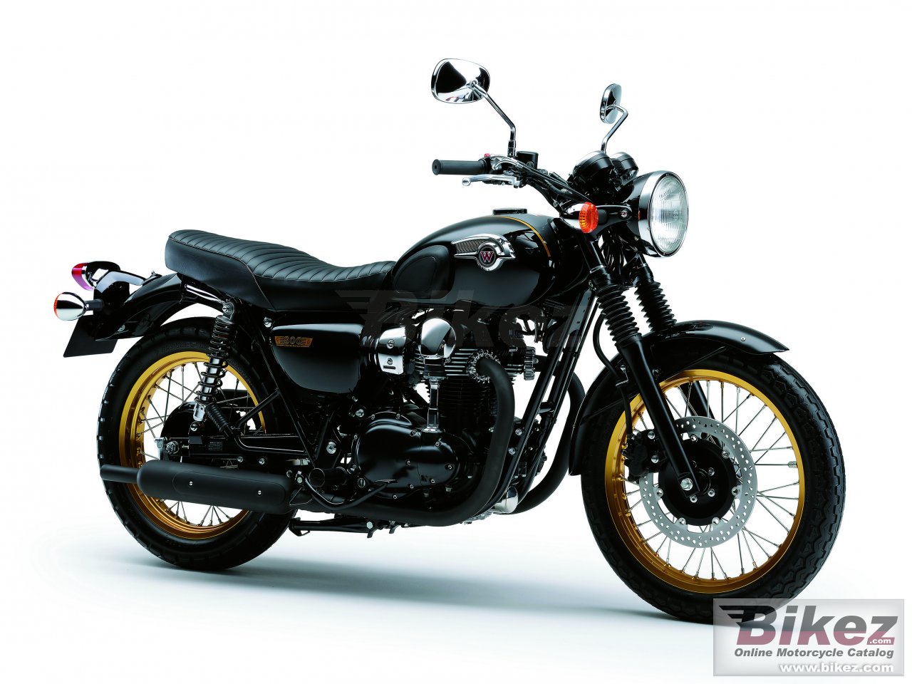 Big Kawasaki w800 special edition picture and wallpaper from Bikez.com